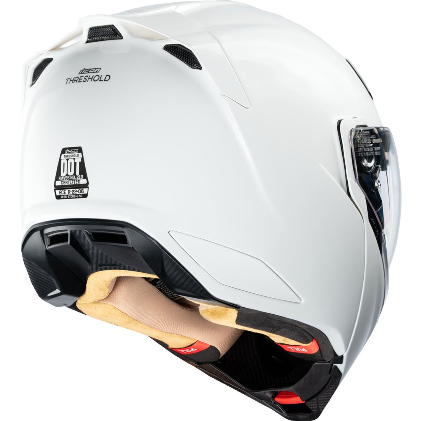 ICON Threshold™ Modular Helmet - Solid - Gloss White_1987598