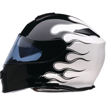 Z1R Solaris 2.0 Modular Helmet - Flame - Black/White - 4XL [MPN: 0100-2840]_1986202