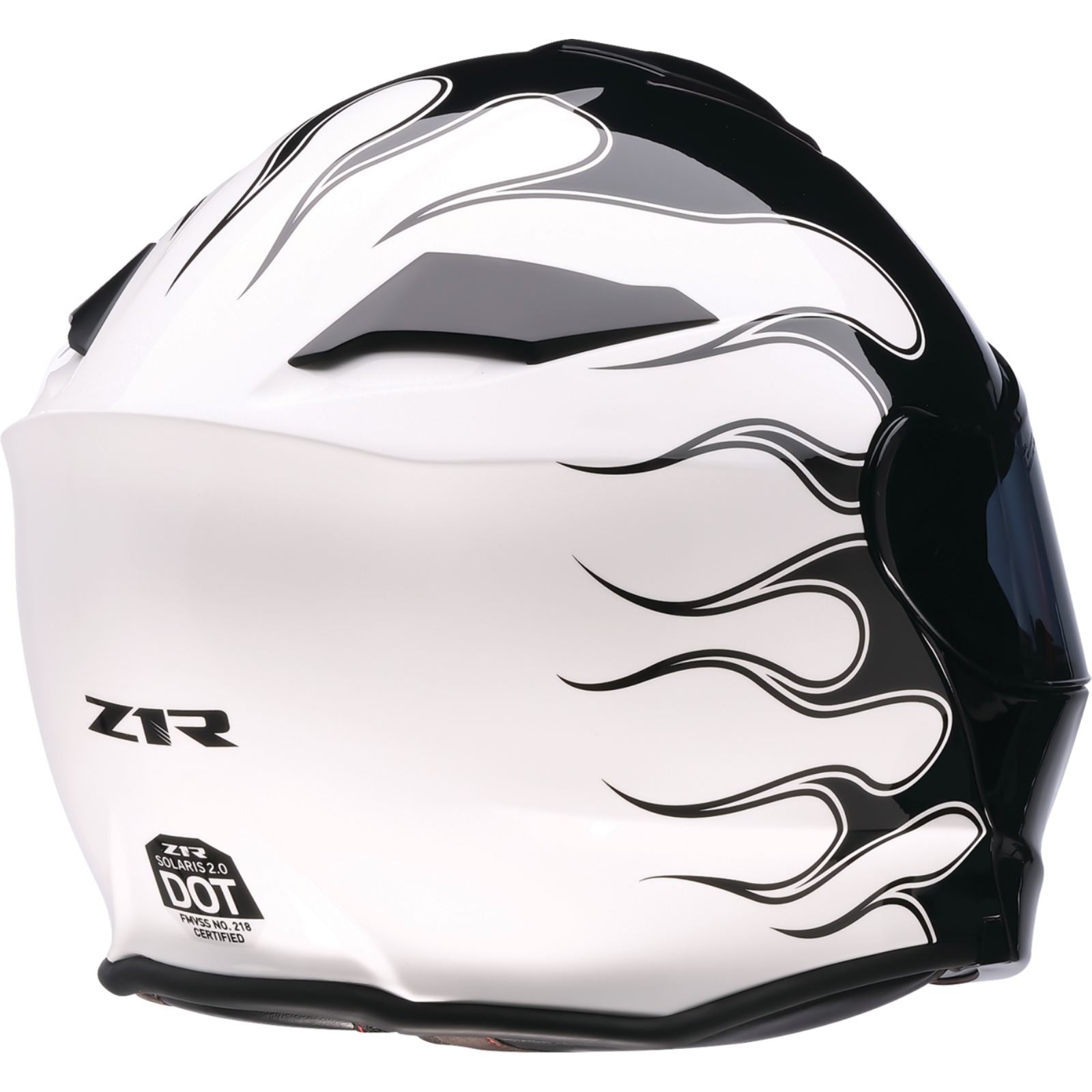 Z1R Solaris 2.0 Modular Helmet - Flame - Black/White - 4XL [MPN: 0100-2840]_1990080