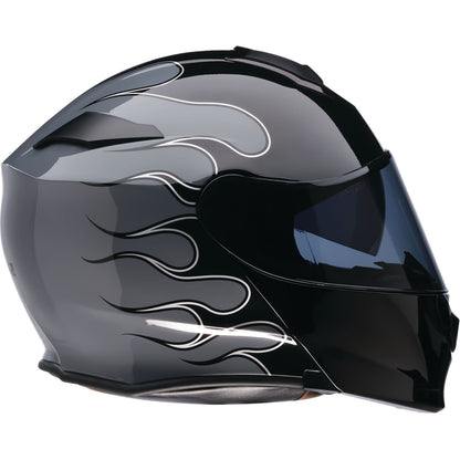 Z1R Solaris 2.0 Modular Helmet - Flame - Black/Gray - 4XL [MPN: 0100-2842]_1988099