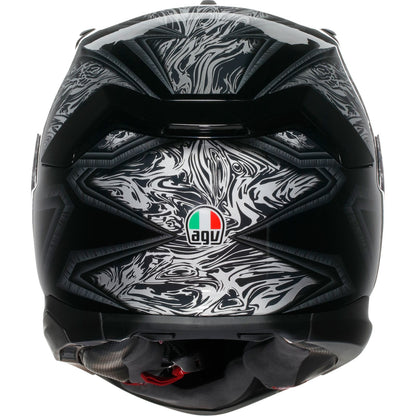 AGV Helmets K7 Helmet - Damascus - Black/Silver_1985887