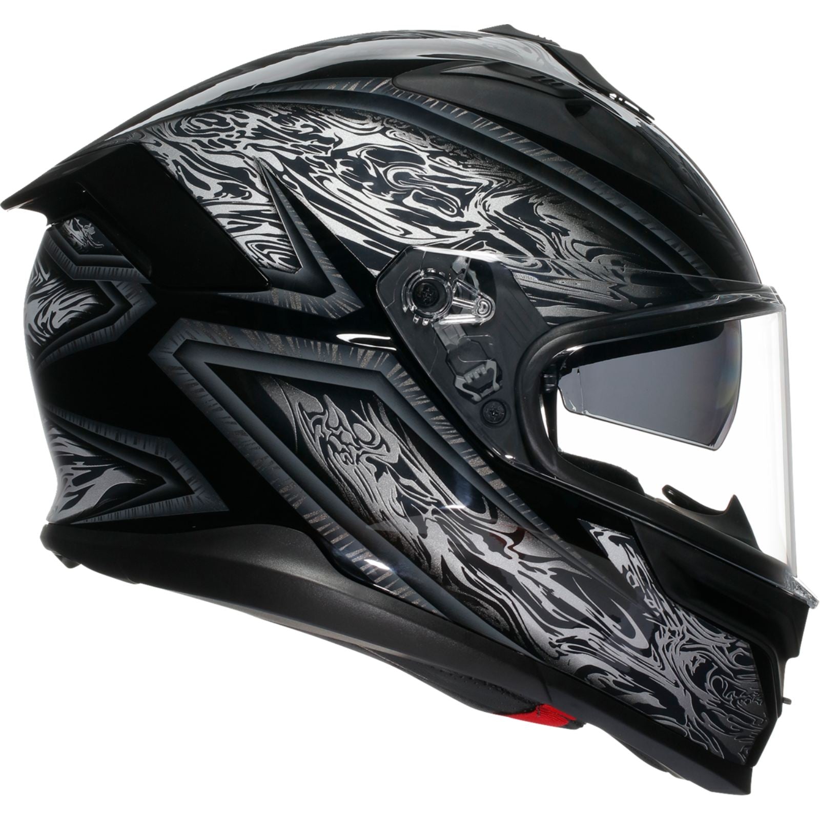 AGV Helmets K7 Helmet - Damascus - Black/Silver_1986909