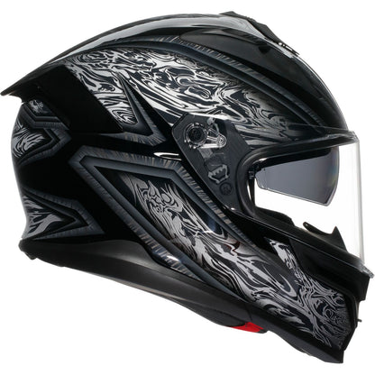 AGV Helmets K7 Helmet - Damascus - Black/Silver_1986909