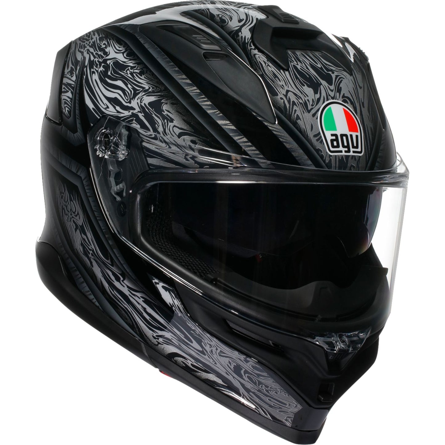 AGV Helmets K7 Helmet - Damascus - Black/Silver_1987306