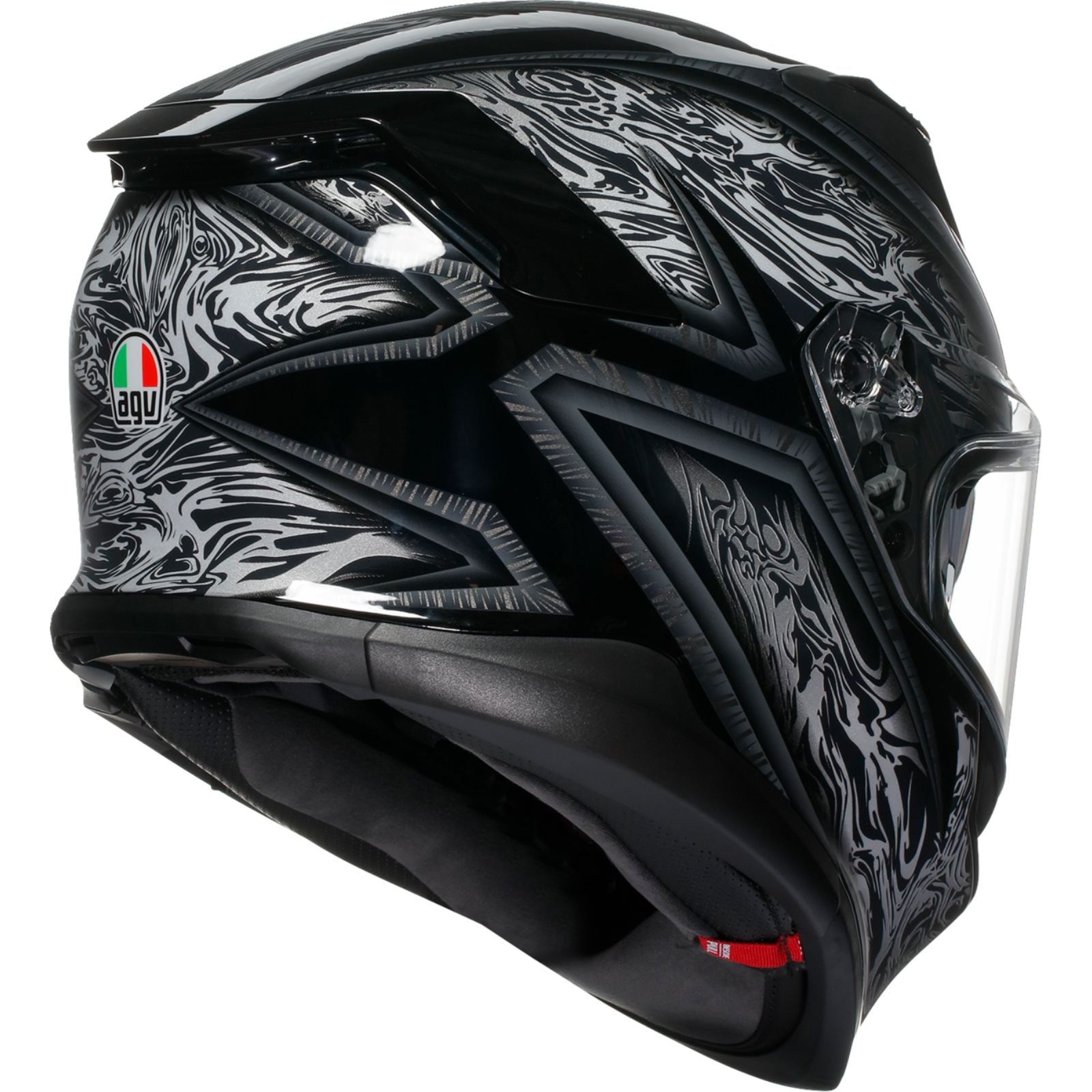 AGV Helmets K7 Helmet - Damascus - Black/Silver_1987551