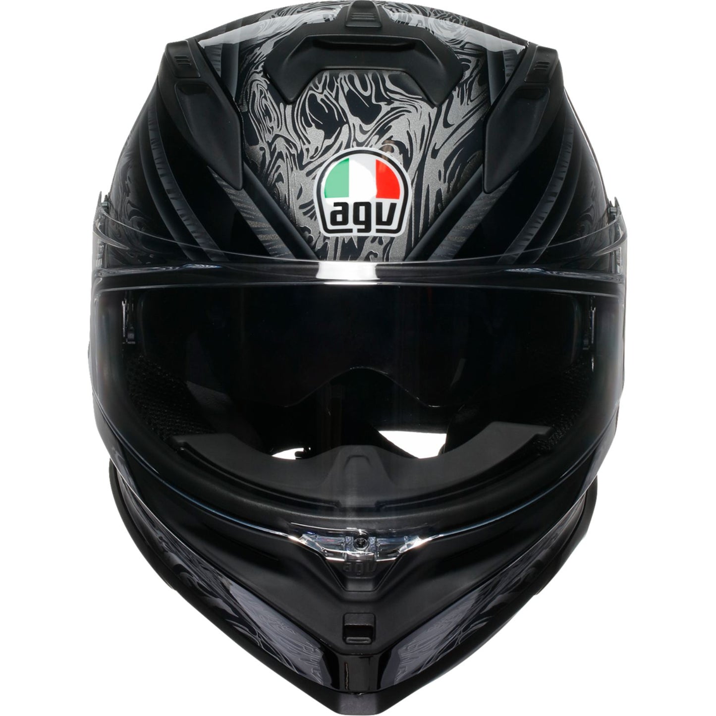 AGV Helmets K7 Helmet - Damascus - Black/Silver_1987721
