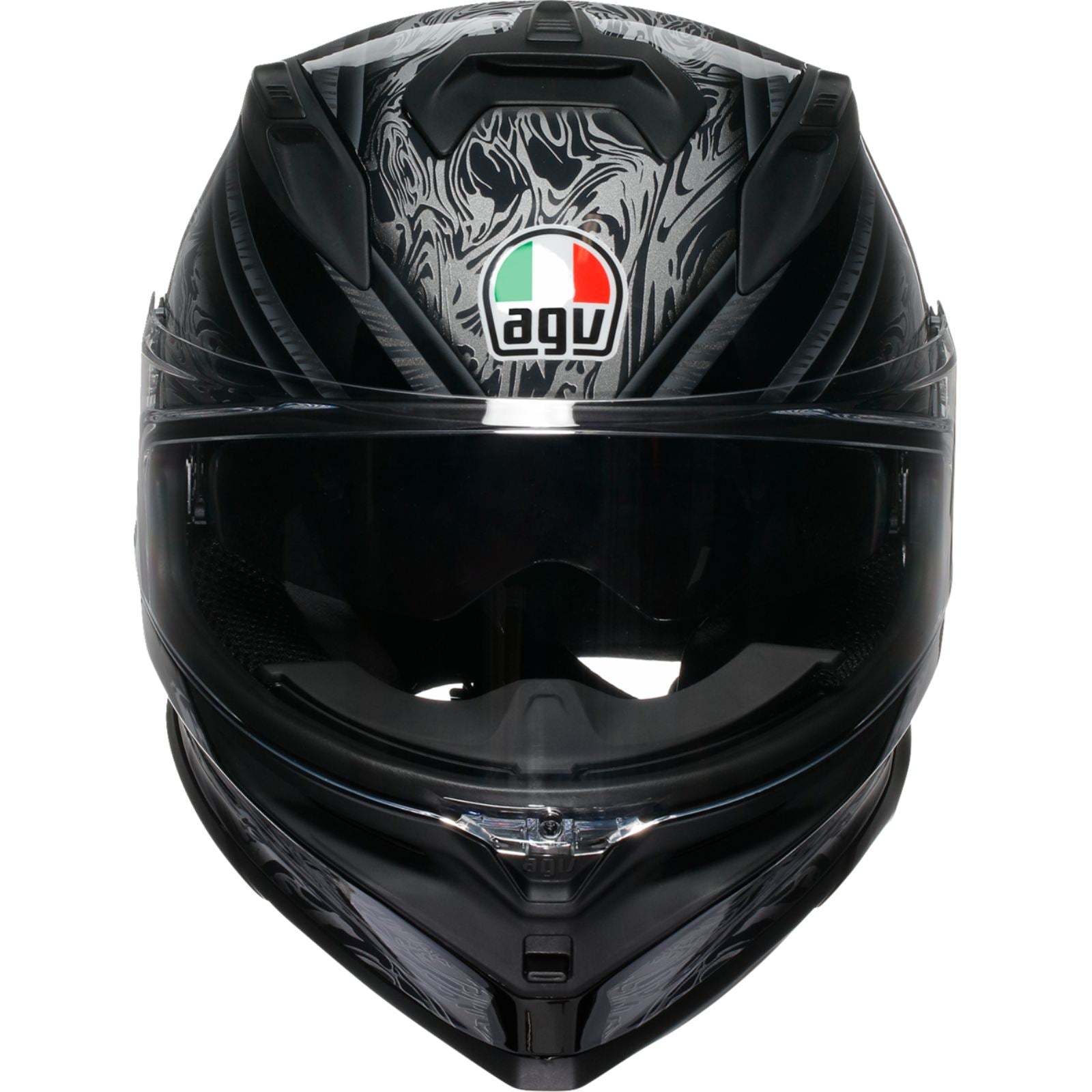 AGV Helmets K7 Helmet - Damascus - Black/Silver_1987721