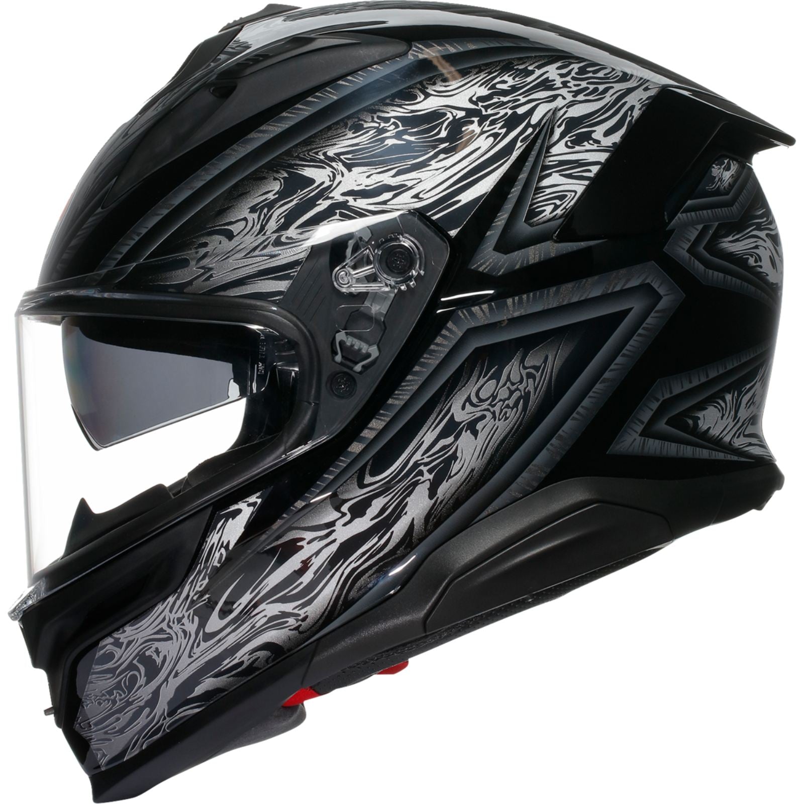 AGV Helmets K7 Helmet - Damascus - Black/Silver_1990252