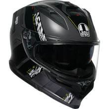 AGV Helmets K7 Helmet - Kyber - Matte Gray/Yellow Fluo_1987577