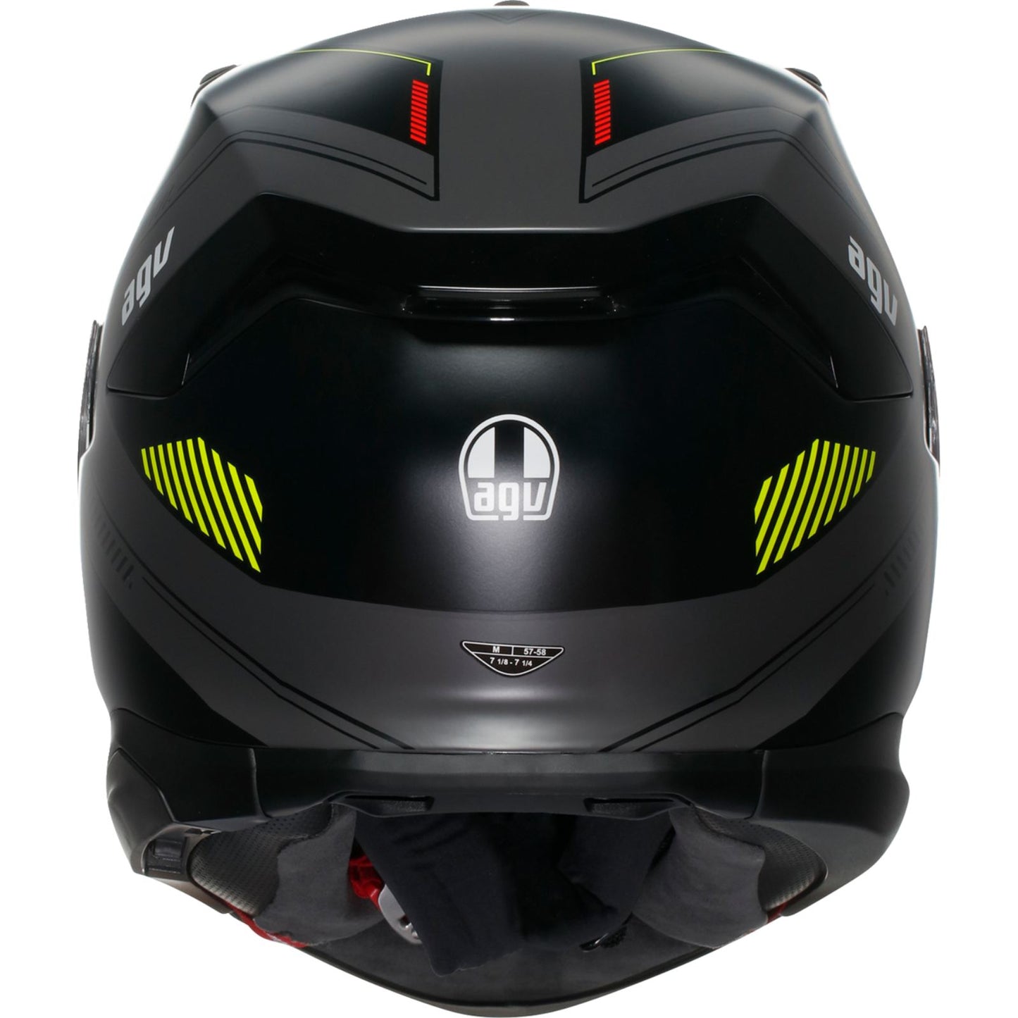 AGV Helmets K7 Helmet - Kyber - Matte Gray/Yellow Fluo_1989176