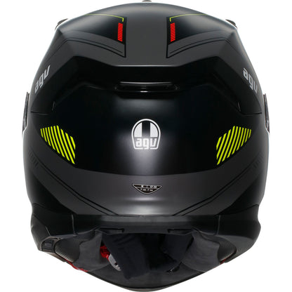 AGV Helmets K7 Helmet - Kyber - Matte Gray/Yellow Fluo_1989176