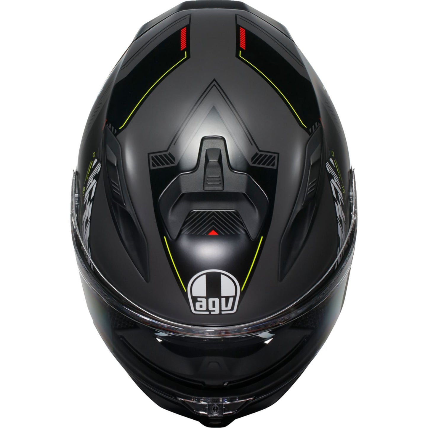 AGV Helmets K7 Helmet - Kyber - Matte Gray/Yellow Fluo_1989400