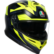 AGV Helmets K7 Helmet - Glimpse - Matte Black/Yellow Fluo_1985815