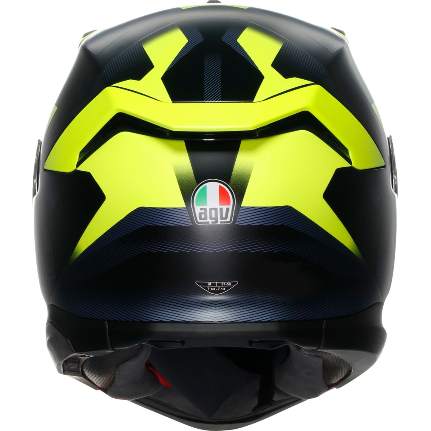 AGV Helmets K7 Helmet - Glimpse - Matte Black/Yellow Fluo_1986189