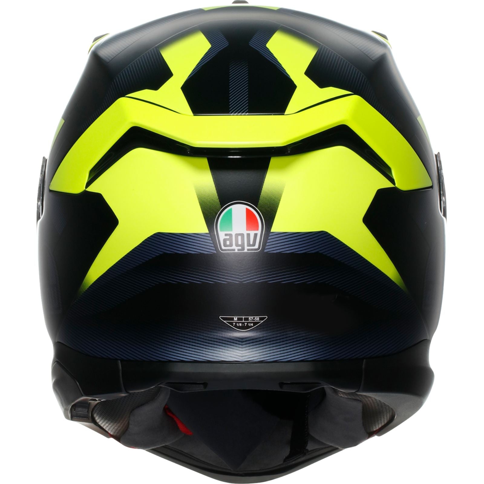 AGV Helmets K7 Helmet - Glimpse - Matte Black/Yellow Fluo_1986189
