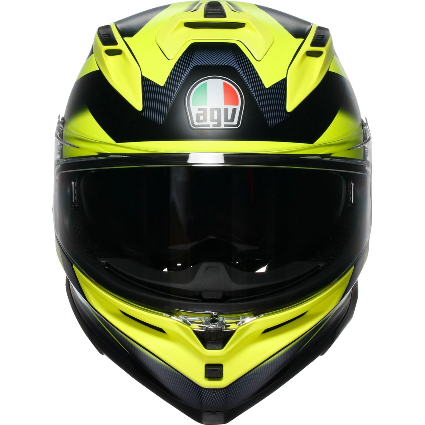 AGV Helmets K7 Helmet - Glimpse - Matte Black/Yellow Fluo_1987014
