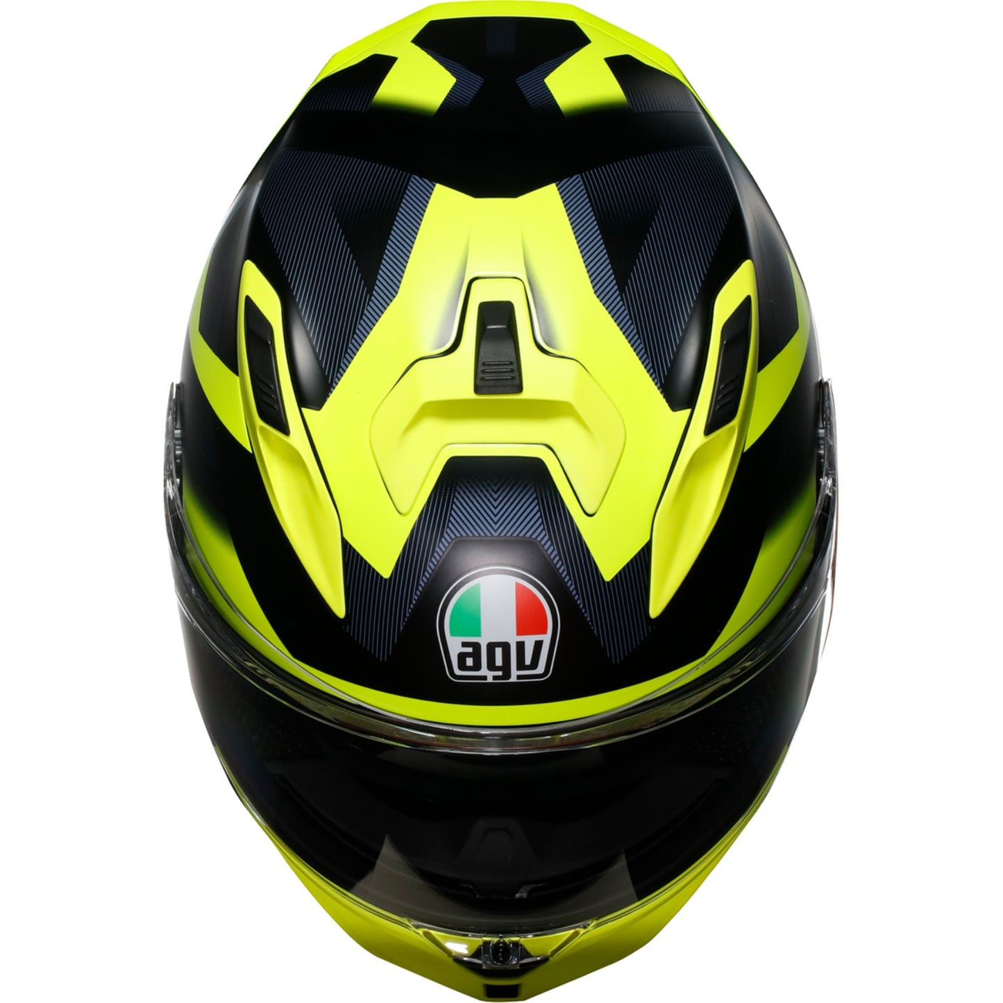 AGV Helmets K7 Helmet - Glimpse - Matte Black/Yellow Fluo_1987568