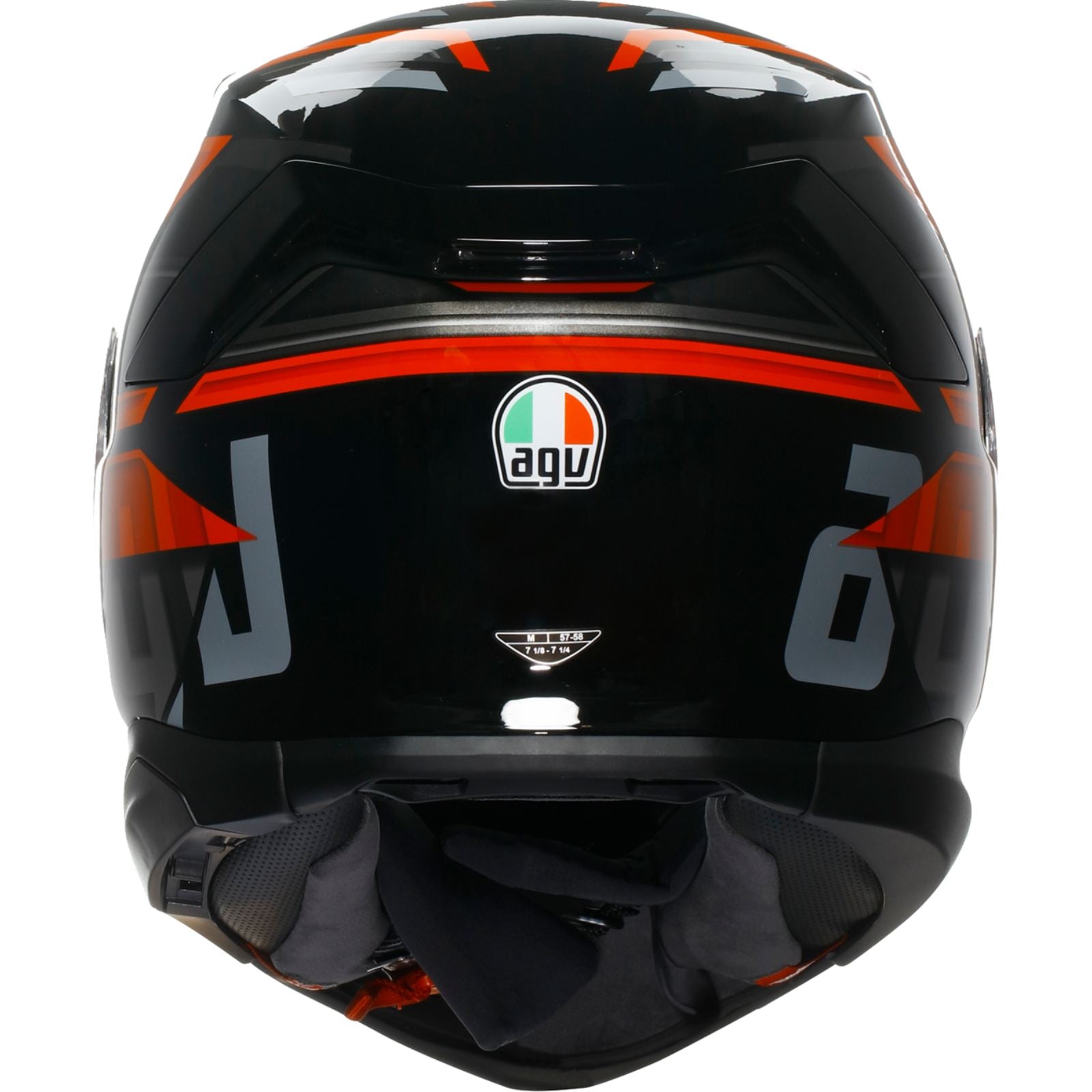 AGV Helmets K7 Helmet - Taurax - Black/Red_1989267