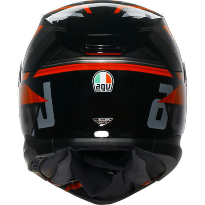 AGV Helmets K7 Helmet - Taurax - Black/Red_1989267