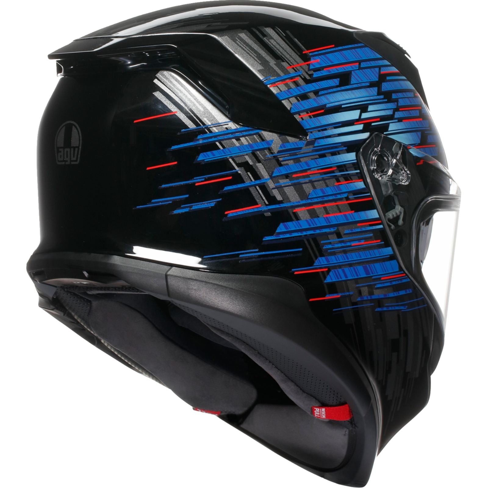 AGV Helmets K7 Helmet - Genisys - Black/Blue/Gray_1989193