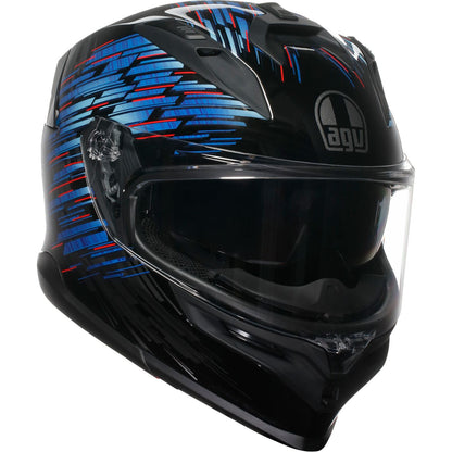 AGV Helmets K7 Helmet - Genisys - Black/Blue/Gray_1990351