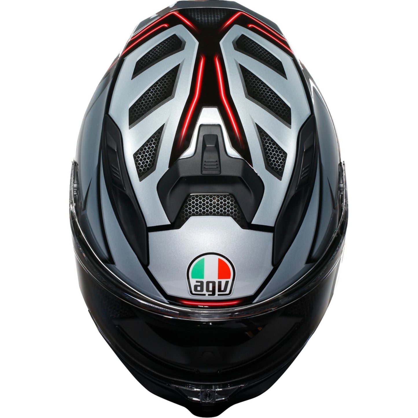 AGV Helmets K7 Helmet - Jaeger - Black/Silver_1988515