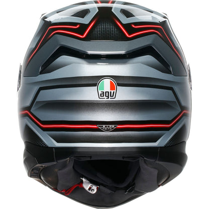 AGV Helmets K7 Helmet - Jaeger - Black/Silver_1988961