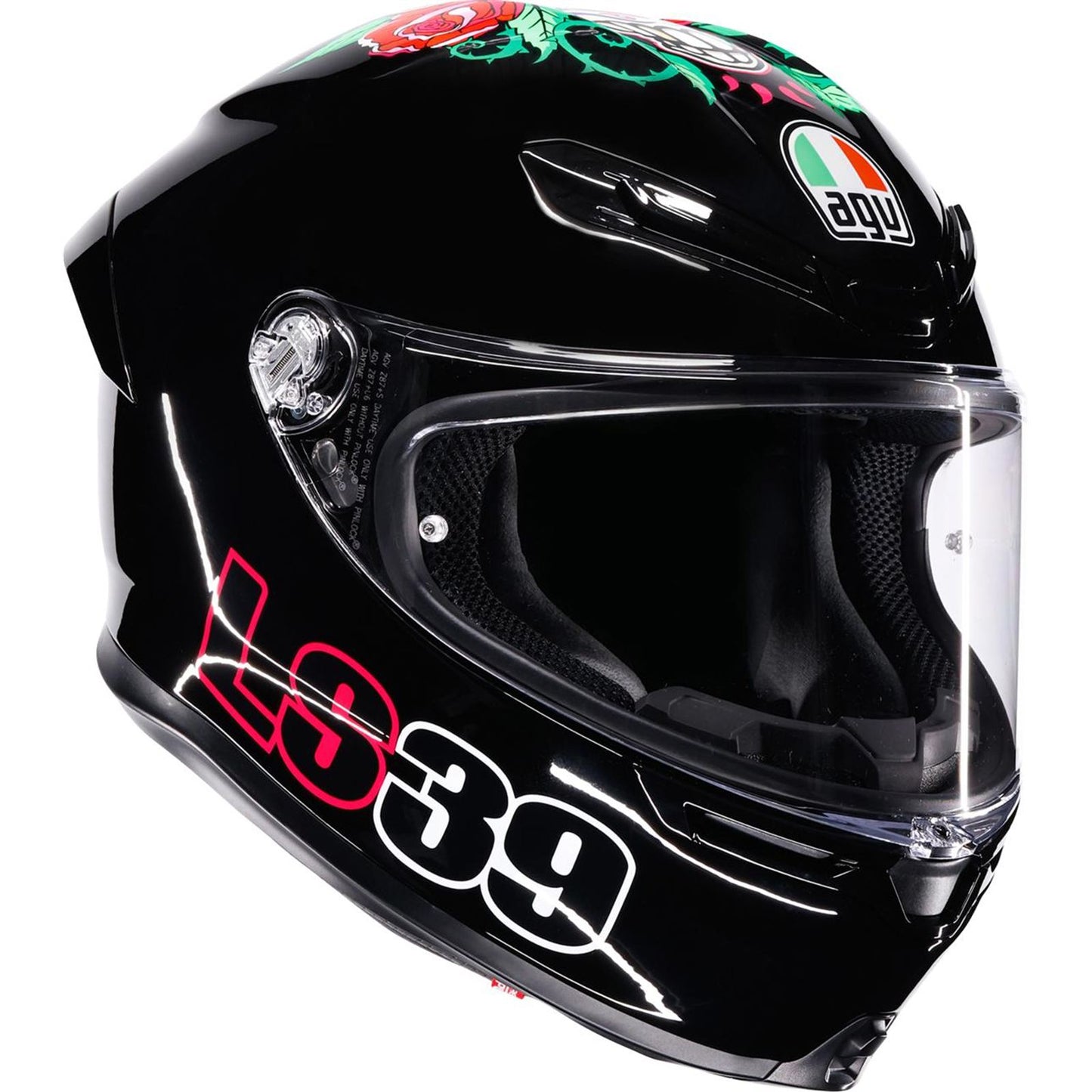 AGV Helmets K6 S Helmet - Salom Tribute - Large [MPN: 2118395016-030-L]_2082887