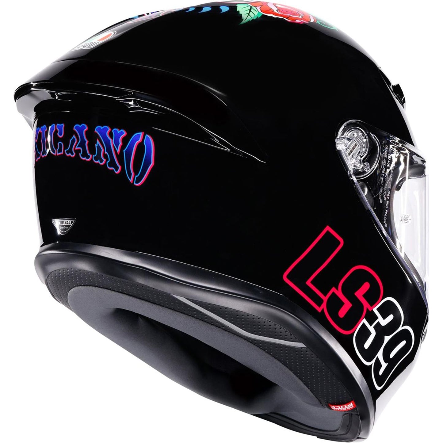 AGV Helmets K6 S Helmet - Salom Tribute - Large [MPN: 2118395016-030-L]_2083022