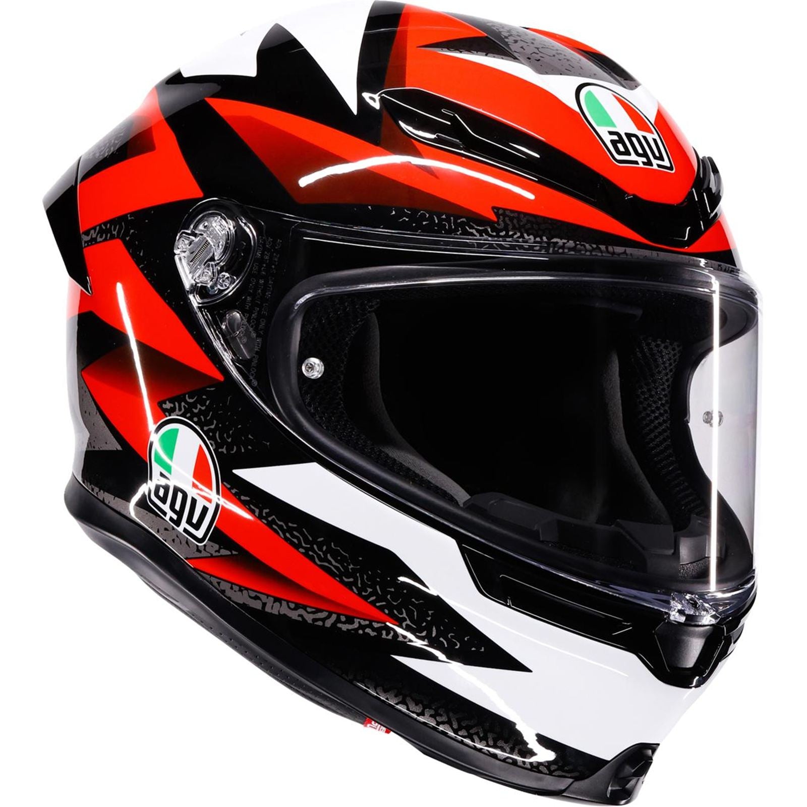 AGV Helmets K6 S Helmet - Braven - Black/Red/White - 2XL [MPN: 2118395016-029-XXL]_2086227