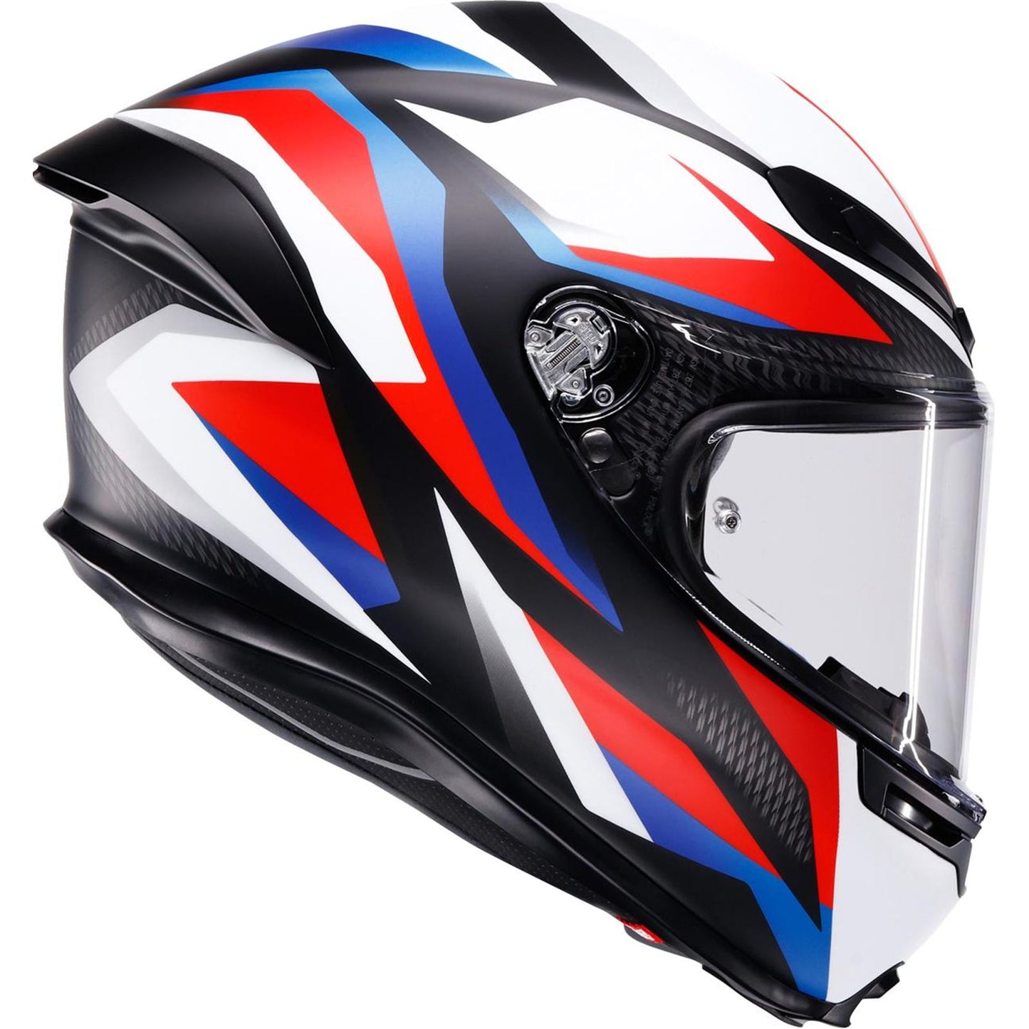 AGV Helmets K6 S Helmet - Timewarp - Matte Black/Red/Blue - 2XL [MPN: 2118395016-028-XXL]_2086063