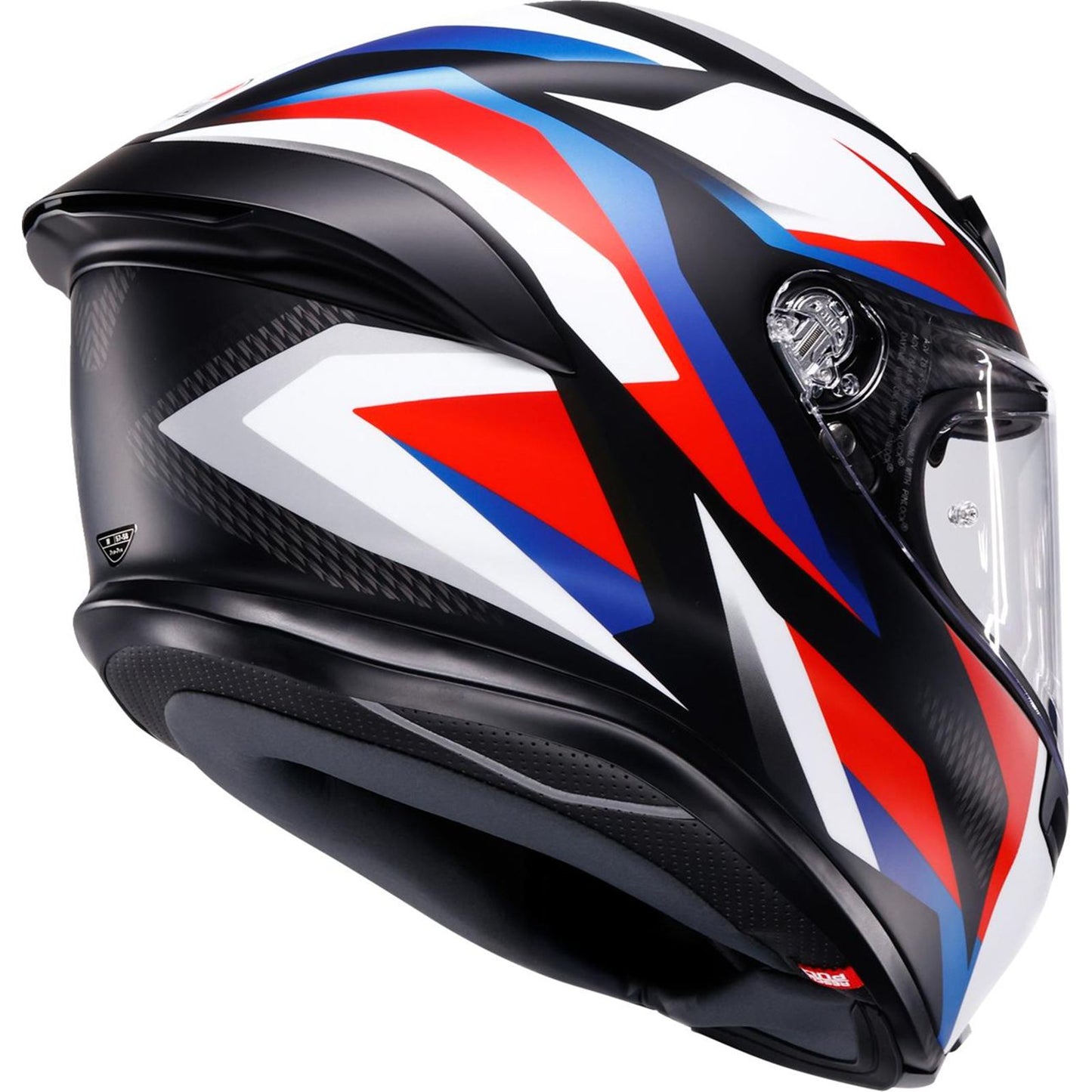 AGV Helmets K6 S Helmet - Timewarp - Matte Black/Red/Blue - 2XL [MPN: 2118395016-028-XXL]_2086082