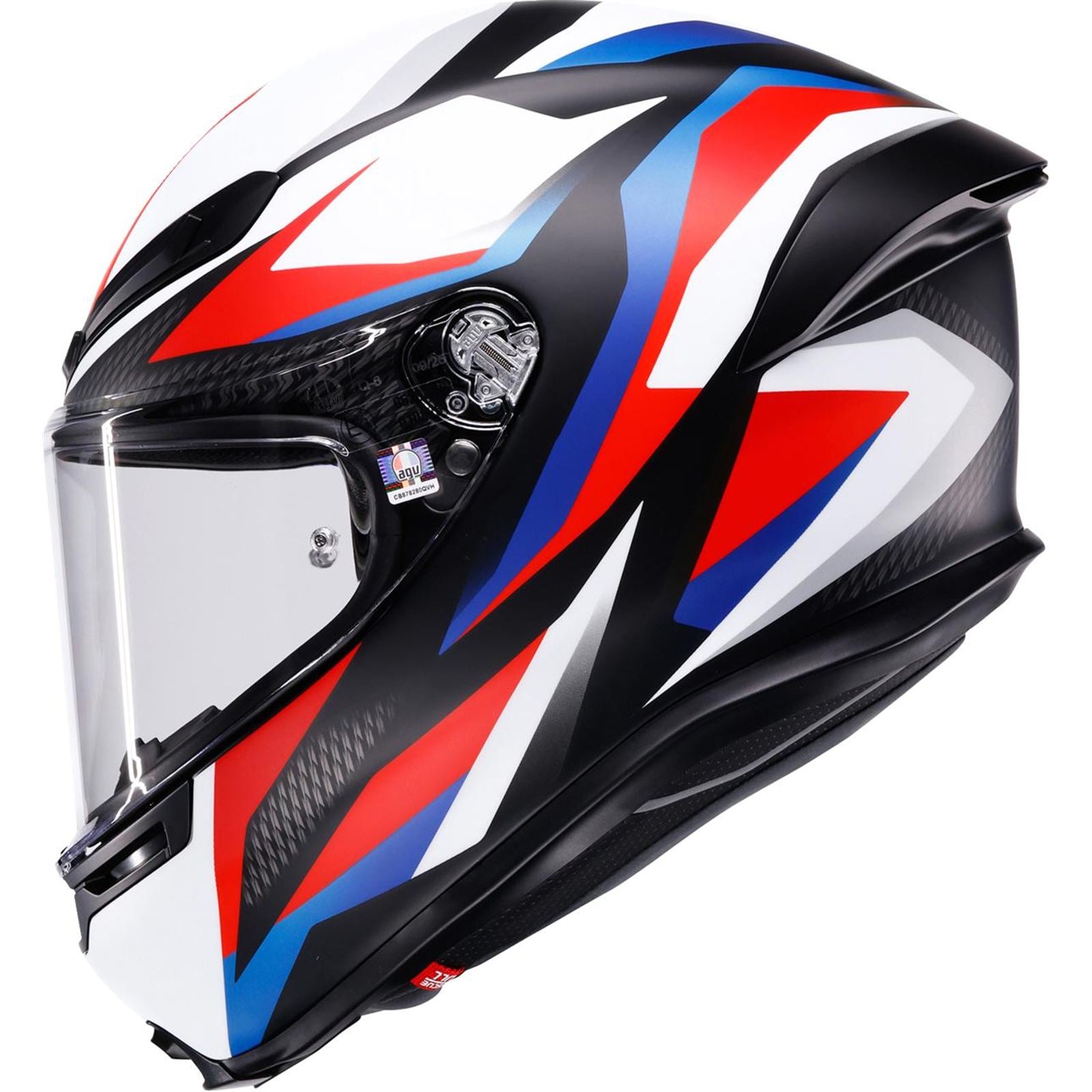 AGV Helmets K6 S Helmet - Timewarp - Matte Black/Red/Blue - 2XL [MPN: 2118395016-028-XXL]_2086083