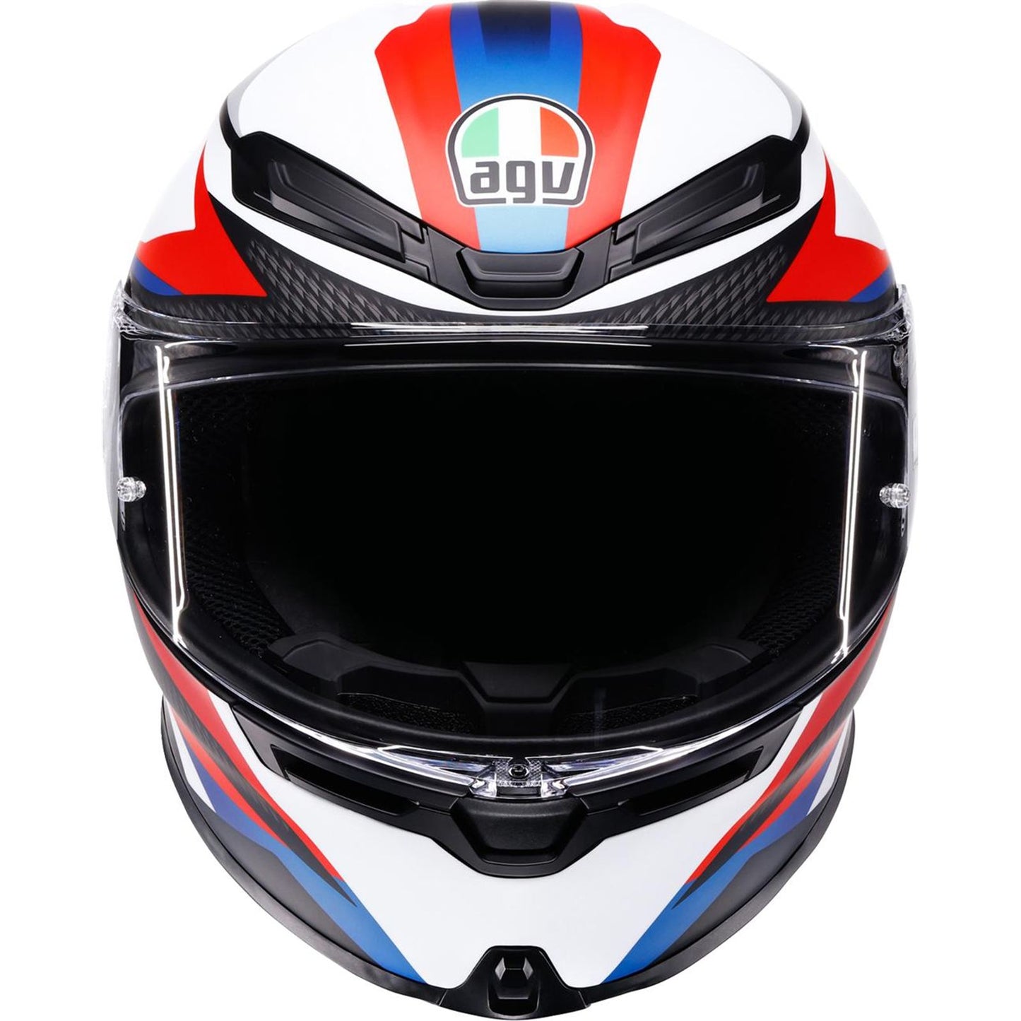 AGV Helmets K6 S Helmet - Timewarp - Matte Black/Red/Blue - 2XL [MPN: 2118395016-028-XXL]_2086084