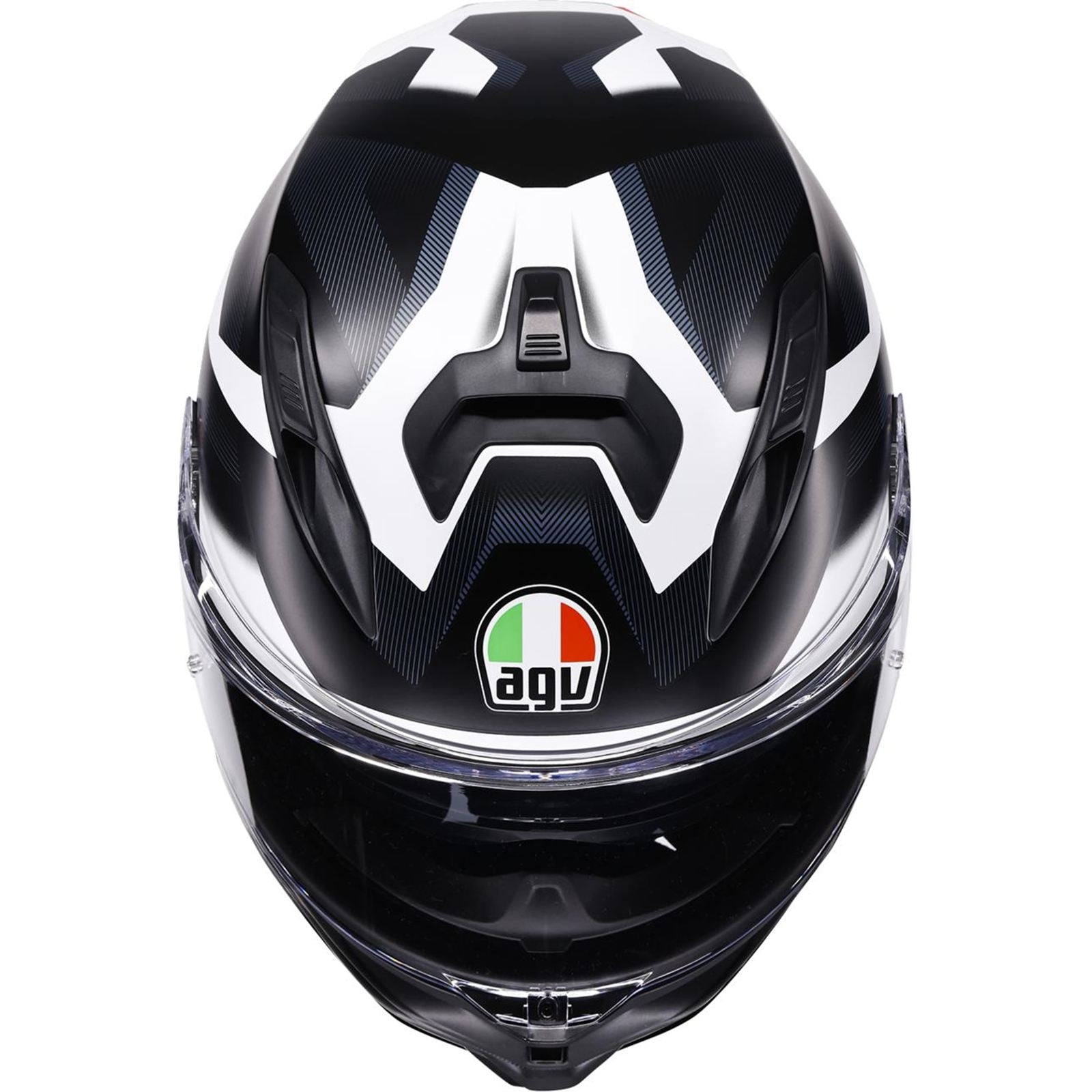 AGV Helmets K7 Helmet - Glimpse - Matte Black/White - Medium [MPN: 2118399004-016-M]_2082949