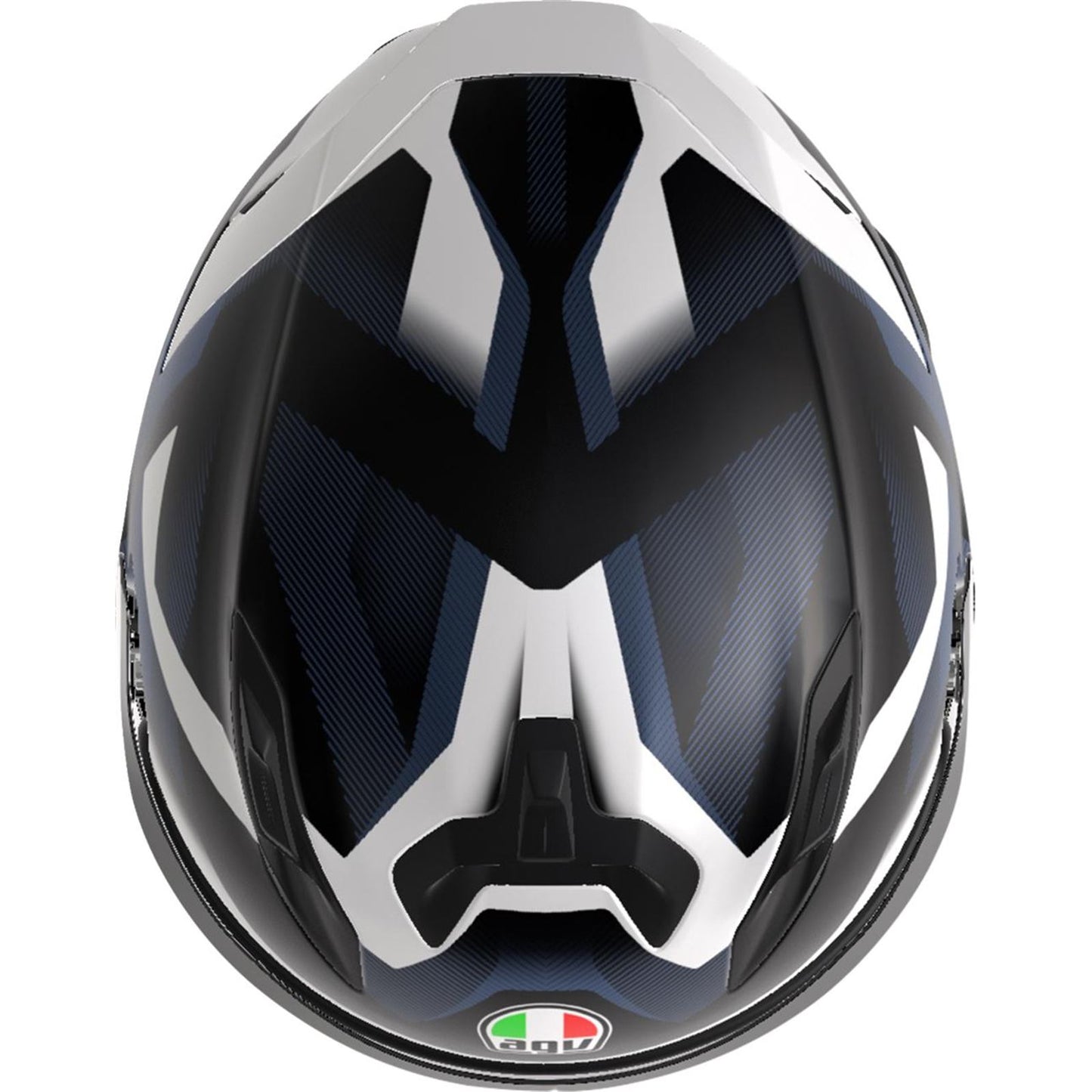 AGV Helmets K7 Helmet - Glimpse - Matte Black/White - Medium [MPN: 2118399004-016-M]_2083068