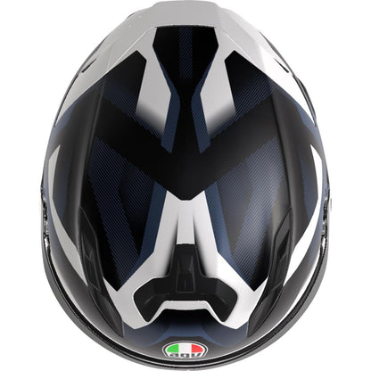AGV Helmets K7 Helmet - Glimpse - Matte Black/White - Medium [MPN: 2118399004-016-M]_2083068