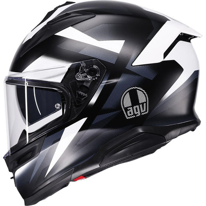 AGV Helmets K7 Helmet - Glimpse - Matte Black/White_2086111