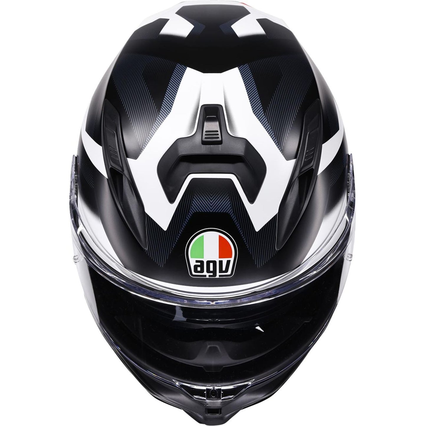 AGV Helmets K7 Helmet - Glimpse - Matte Black/White_2086110