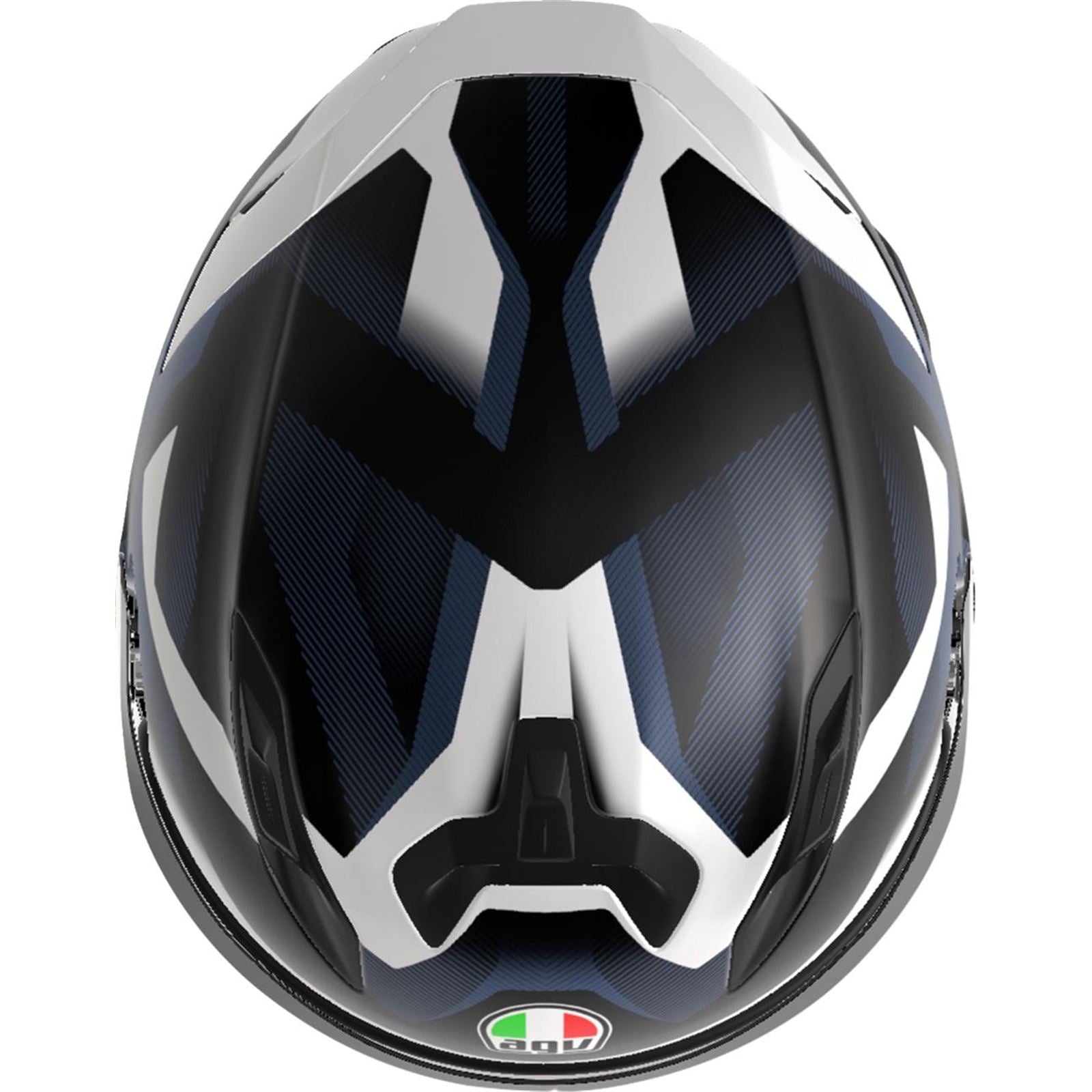 AGV Helmets K7 Helmet - Glimpse - Matte Black/White_2086291