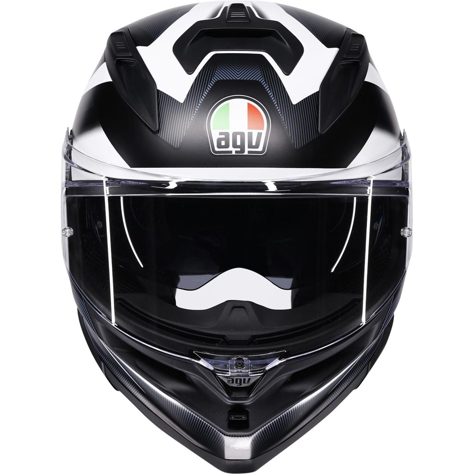 AGV Helmets K7 Helmet - Glimpse - Matte Black/White_2086327