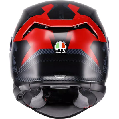 AGV Helmets K7 Helmet - Glimpse - Matte Black/Red - Medium [MPN: 2118399004-015-M]_2082904