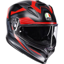 AGV Helmets K7 Helmet - Glimpse - Matte Black/Red - Large [MPN: 2118399004-015-L]_2082925