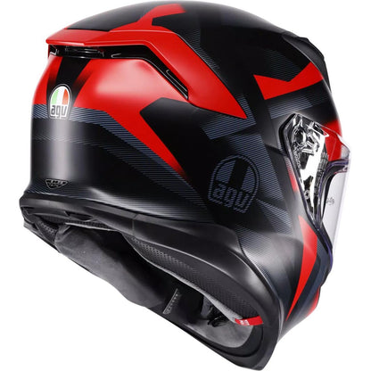 AGV Helmets K7 Helmet - Glimpse - Matte Black/Red - Large [MPN: 2118399004-015-L]_2083009