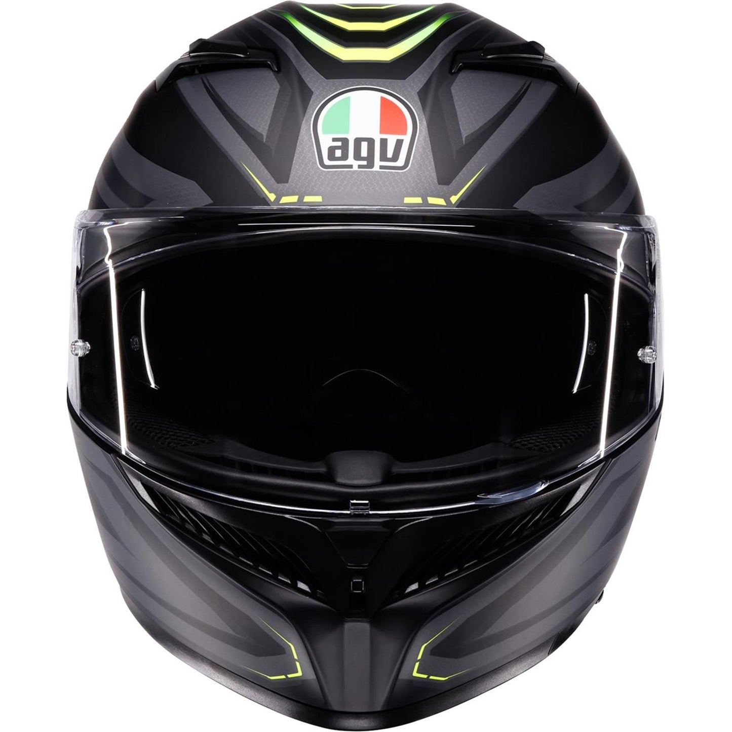 AGV Helmets K3 Helmet - Syth - Matte Black/Yellow Fluo_2082921