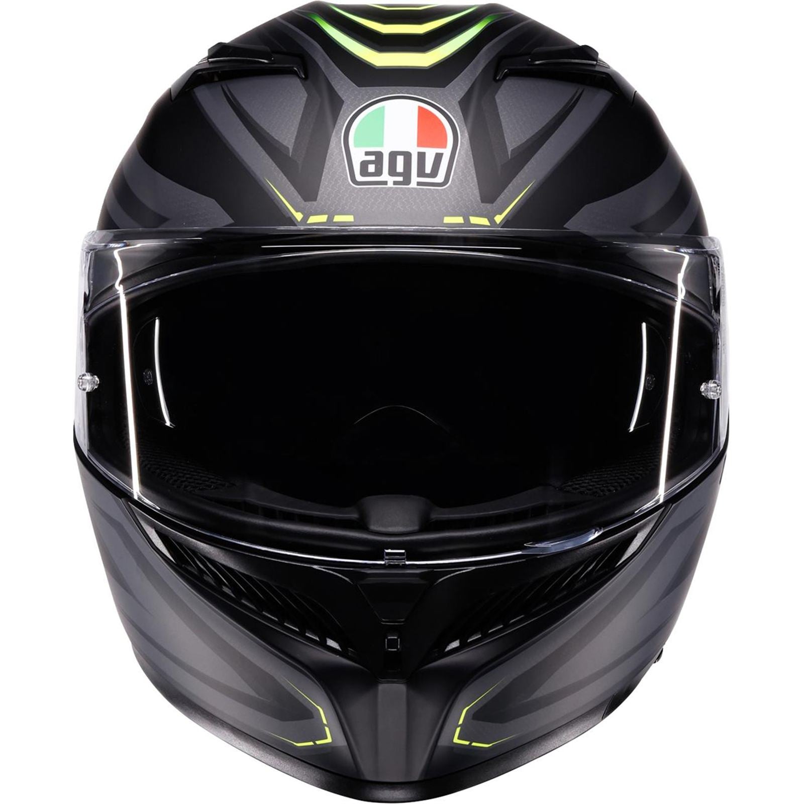 AGV Helmets K3 Helmet - Syth - Matte Black/Yellow Fluo_2082921