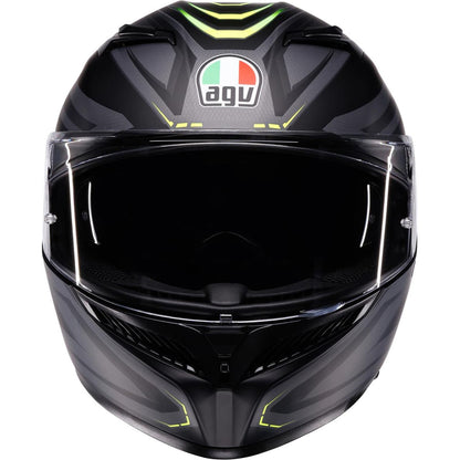 AGV Helmets K3 Helmet - Syth - Matte Black/Yellow Fluo_2082921