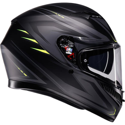 AGV Helmets K3 Helmet - Syth - Matte Black/Yellow Fluo_2083056