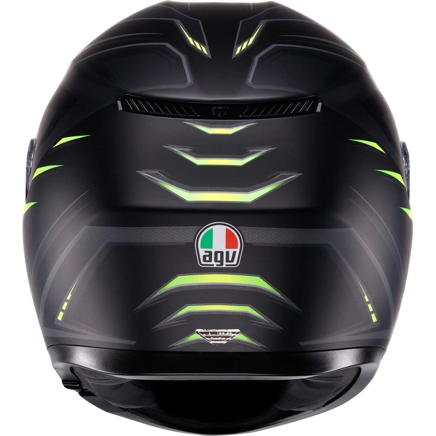 AGV Helmets K3 Helmet - Syth - Matte Black/Yellow Fluo_2083058