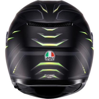 AGV Helmets K3 Helmet - Syth - Matte Black/Yellow Fluo_2083058